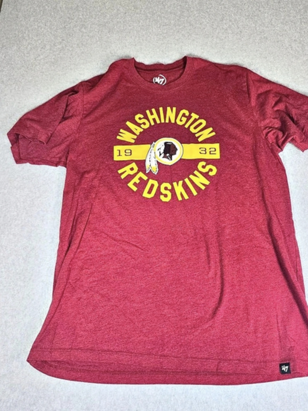 ’47 Brand Washington Redskins 1932 Burgundy Graphic T-Shirt Men’s M